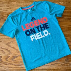 Boys Adidas Climalite Short Sleeve TShirt